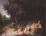 Rembrandt, Diana bathing with her Nymphs,with the Stories of Actaeon and Callisto (mk33)